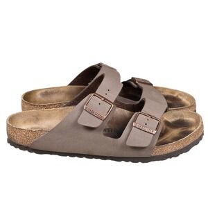 Birkenstock Arizona Men's Size US M 11 Reg EU 44 Mocha Birko-Flor Slide Sandals